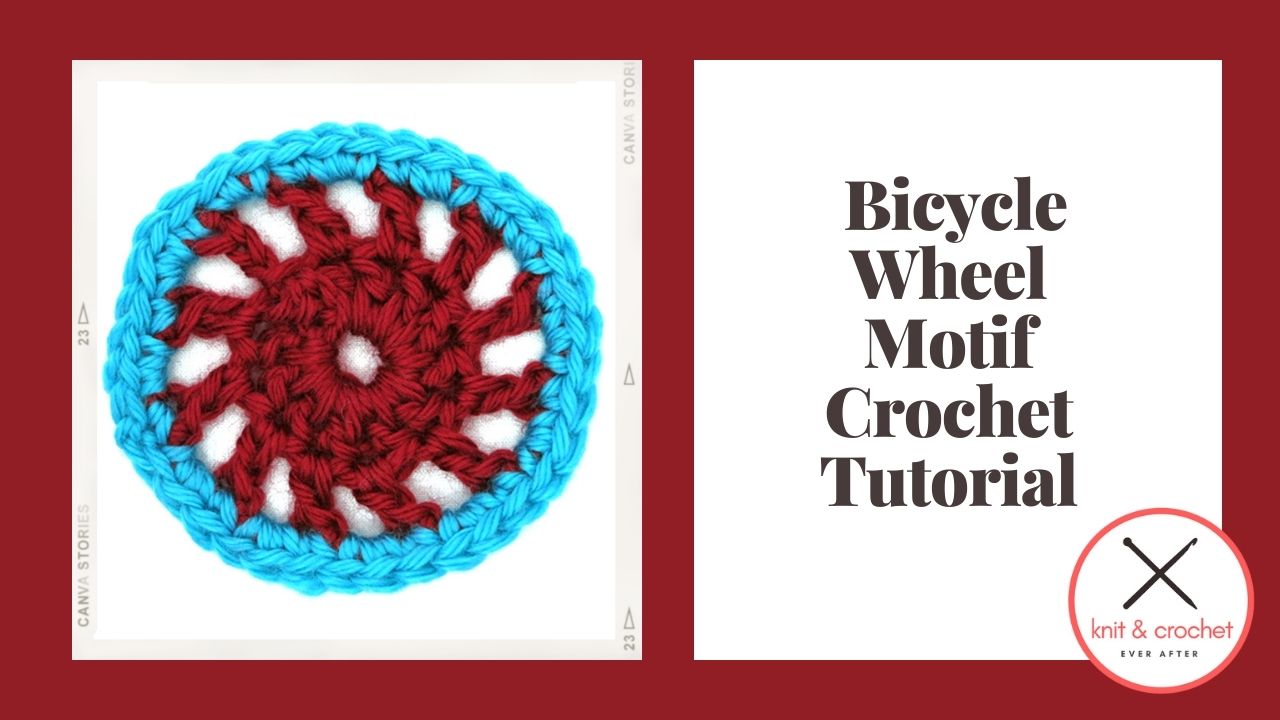 Wheel Crochet Pattern Bicycle Wheel Motif ~ Knit and Crochet Ever After